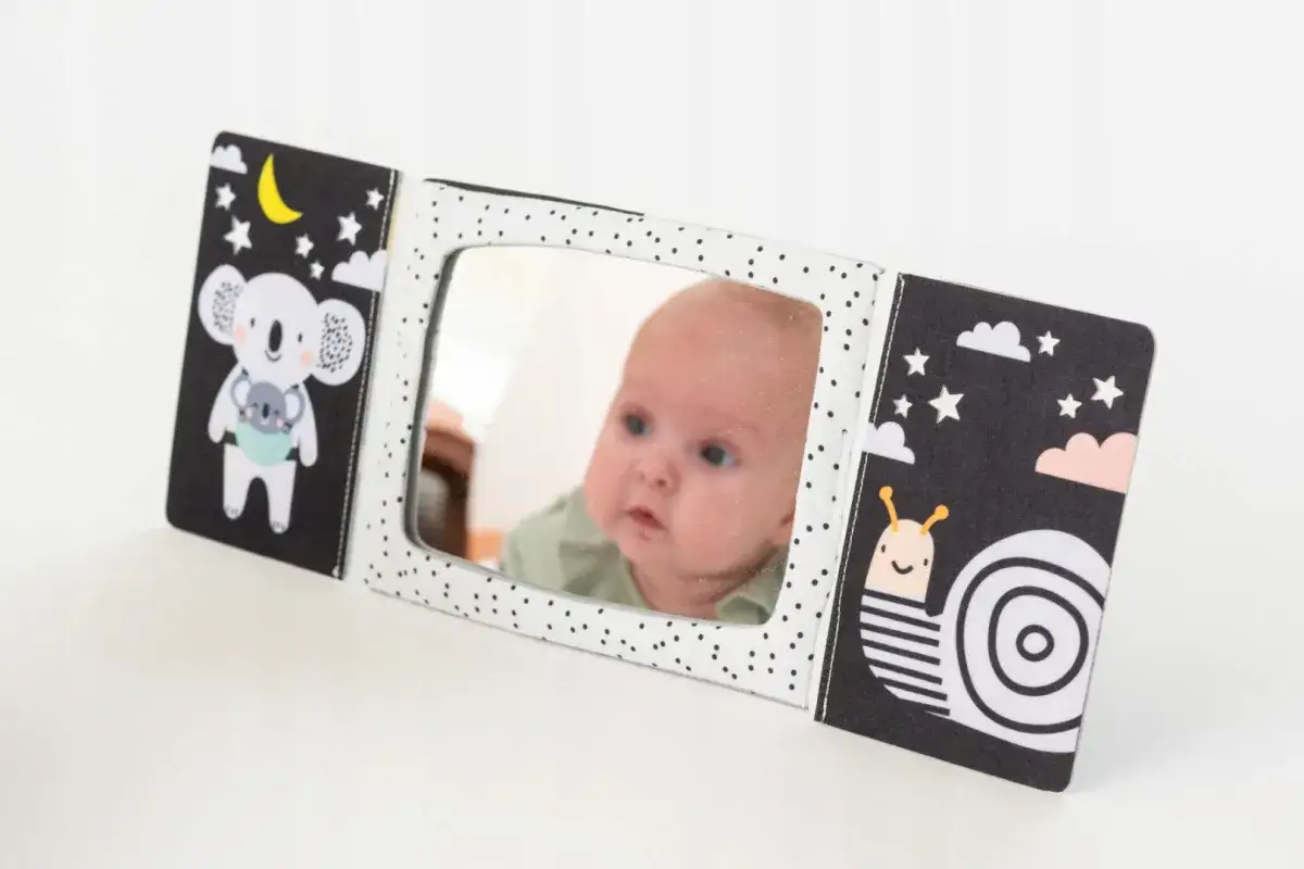 różne rodzaje lusterek sensorycznych dla niemowląt