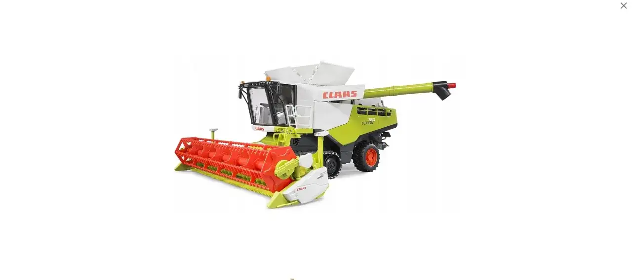 zabawkowy kombajn claas dla dzieci różne modele