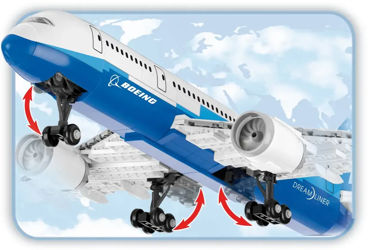 Model samolotu pasażerskiego Cobi Boeing Dreamliner