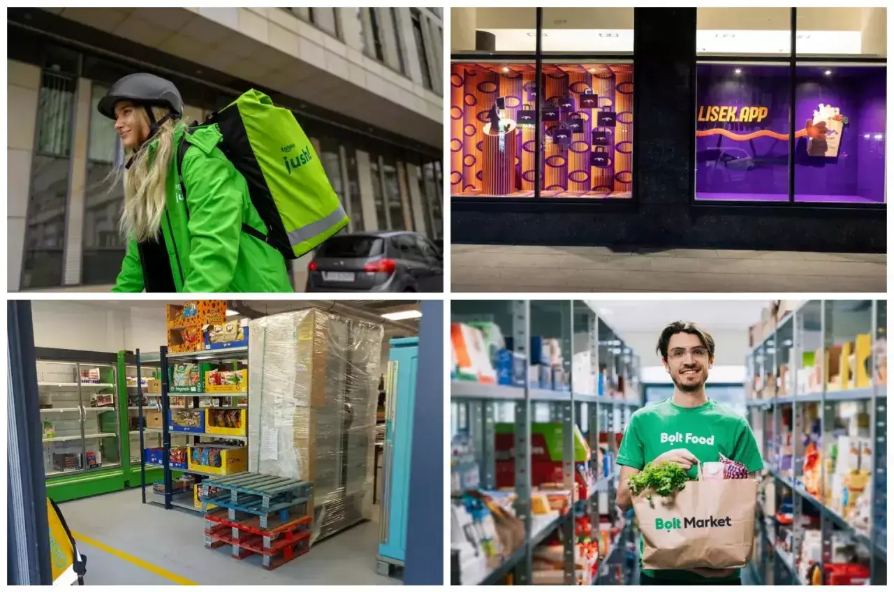 aplikacje q-commerce lisek jush glovo